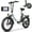 White, variant on Elifine 20" 3.0 Fat Tire Electric Bike, 500W Foldable Electric Bicycle, 48V 10.4Ah Removable Battery, Max 19.8mph Commuter Ebike, LCD Meter Electric Bike for Adults Black UL 2849 Certified