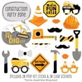 thumbnail image 2 of Big Dot of Happiness Dig It - Construction Party Zone - Baby Shower or Birthday Party Photo Booth Props Kit - 20 Count, 2 of 8