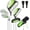 Green (8-12 Ages), variant on XDriveMax 6 Pieces Golf Club Set, Junior Complete Set for Ages 8-12 with Stand Bag, Right Handed, 2 Head Covers, Gray