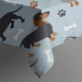 thumbnail image 5 of Cute Dachshund and Dog Footprint Square Tablecloth,Waterproof Square Table Cover,Wipeable Spillproof Washable Table Cover for Home Kitchen Party Decor 52"x52"(132x132cm), 5 of 6