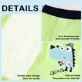 thumbnail image 4 of Boys Boxer Shorts- Pack of 5 Soft and Comfortable Dinosaur Underwear with Fun Colorful Dino Designs for Kids 2-8 Years Old, 4 of 6