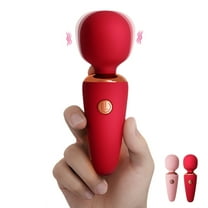 Birdsexy Mini Vibrator Sex Toys for Women,Female G-Spot Clitoris Stimulator AV Stick Masturbator,Silicone Vibrators Personal Massager,10 Frequency Vibration (Red)