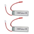 thumbnail image 2 of RC Airplane Lithium Battery, 2PCS RC Airplane Replacement Batteries 7.4v 600mah  for RC Aircraft Upgrade, 2 of 7