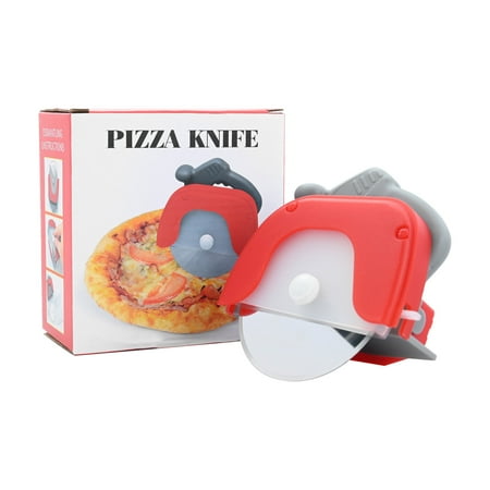 

Pizza Cutter - Easy PizzaSlicer with Hood and Chainsaw Shaped Handle - Suitable for Household Christmas Party Kitchen Tools Christmas Party
