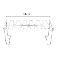 thumbnail image 3 of 1 Pce Gril Pliable en Acier Inoxydable Gril à Tambour Portable Extérieur, 3 of 3