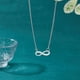 thumbnail image 4 of 120 conectores de aleación de estilo tibetano con símbolo de infinito de plata, 8 x 22,5 mm, para manualidades, San Valentín o cumpleaños., 4 of 7
