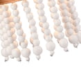 thumbnail image 5 of FETCOI Farmhouse Wood Beaded Chandelier Moder Light Boho Pendant Ceiling Lamp Fixture (5-light), 5 of 9