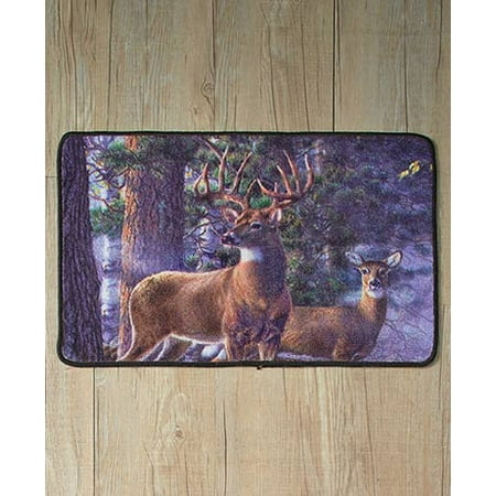 Cold Snap Deer Bathroom Rug - Walmart.com