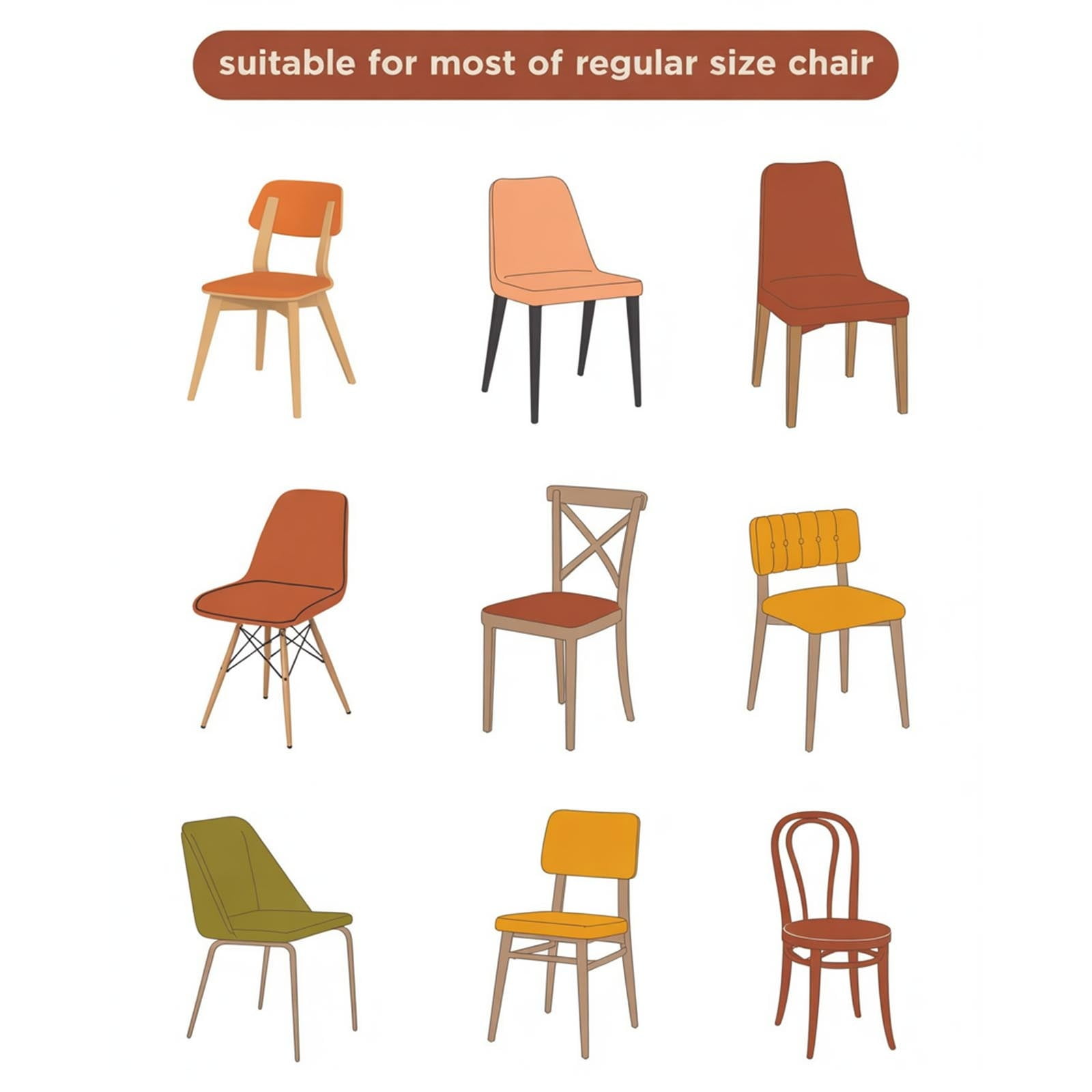 Congrats to You Chair Covers Set of 6 GRAD Graduation Hat Three-Dimensional Stars Chair Back Covers Stretch Removable Washable Slipcovers Protector for Dining Room Kitchen Party Decor