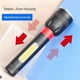 thumbnail image 4 of sweethay Linterna para exteriores Linterna portátil recargable ajustable Linterna de aleación de aluminio impermeable Camping Senderismo Luz Banco de Iluminación y accesorios sweethay HA074524-00B, 4 of 6