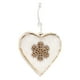 thumbnail image 2 of Adornos navideños, adornos navideños, regalos navideños, adorno navideño de madera dorada, árbol de Navidad, estrella, corazón, copo de nieve de terciopelo, decoración festiva, accesorios colgantes, l, 2 of 6