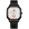 thumbnail image 1 of Reloj cuadrado para hombre, moderno, para adolescentes, estudiantes de secundaria, no mecánico, para estudiantes universitarios, con cinturón, esfera grande, 1 of 6