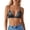 Black, variant on ,Women's Satin Front Hook Closure Bras Triangle Thin Pad Soft Bra Wireless Spaghetti Strap Bralette Black L