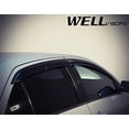 thumbnail image 3 of WellVisors Side Window Wind Deflector Visors - Toyota Yaris 4 Doors Sedan 2007 2008 2009 2010 2011 2012 Aerodyn Series, 3 of 4