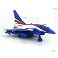 thumbnail image 2 of TISHITA Fighter Aircraft, Kids Toys Collectable Collectors Plane Display Airplane Model Blue, 2 of 8