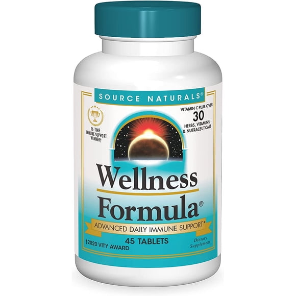 Wellness Formula Source Naturals 45 Tabletas