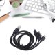 thumbnail image 2 of USB to MicroUSB Splitter Charging Cable for 4 Micro USB Devices at Once from Single USB Port USB Rechargeable Battery, 2 of 4