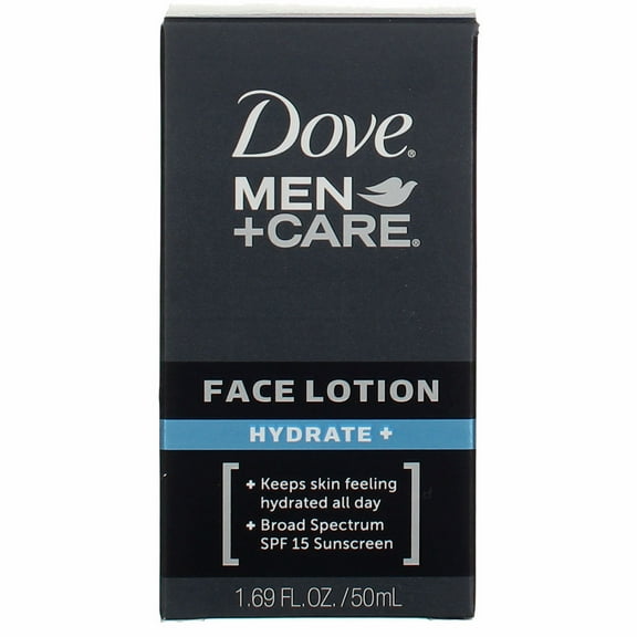 Dove Men Care Face Lotion, Hydrate 1.69 oz (Pack of 2)