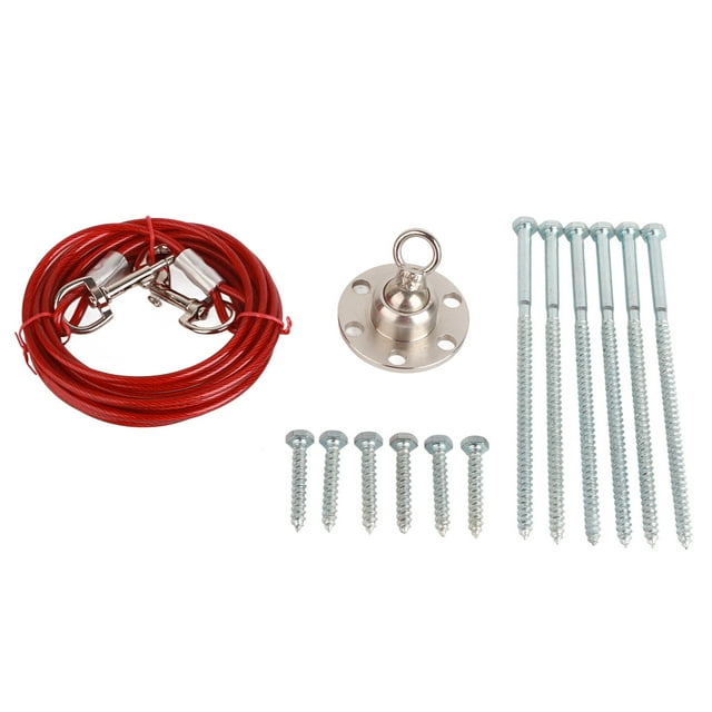 Dog Ground Anchor Kit,Dog Tie Out Stake Dog Anchor Dog Stake Built for Precision