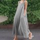 thumbnail image 2 of Mini Vestido de Verano de la Moda de las Mujeres Impreso sin Mangas Cuello Redondo de la Longitud Del Tobillo Vestido Casual, 2 of 6