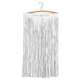 thumbnail image 5 of Boho Artifical Leather Long Wrap Waist Fringe Tassel Skirt Belt Bikini Fringe Belt Dress White, 5 of 8