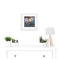 thumbnail image 2 of Burne Jones Sea Nymph Mermaid Fish Painting 8X8 Inch Square Wooden Framed Wall Art Print Picture with Mount, 2 of 4