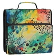 thumbnail image 5 of FORMRS Zipper Binder with Shoulder Strap 2-inch Ring 500 Sheet Capacity File Bag, Colorful Plants, 5 of 5