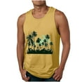 thumbnail image 2 of Gifts for Men! Titcea Tank Tops Men Round Neck Sleeveless Palm Tree Printed Workout Shirts Hawaiian Beach Holiday T Shirts Summer Casual Tank Top, 2 of 5