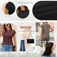thumbnail image 5 of SUNBS Womens T Shirts Casual Loose Fit Cap Sleeve Tops Trendy Womens Clothes, Sizes S-2XL, 5 of 7