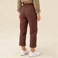 thumbnail image 6 of Girls Capri Pants Summer Trendy Linen Cropped Trouser with Pockets Beach Casual Cruise Fashion Capris Clothes, 6 of 7