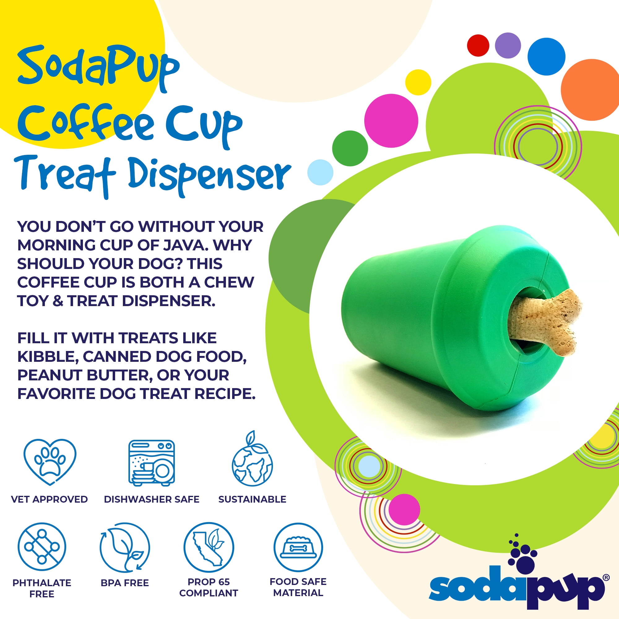 SodaPup Rubber Coffee Cup