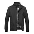 thumbnail image 2 of Mens Business Solid Leisure Large Zipper Jacket, 2 of 5