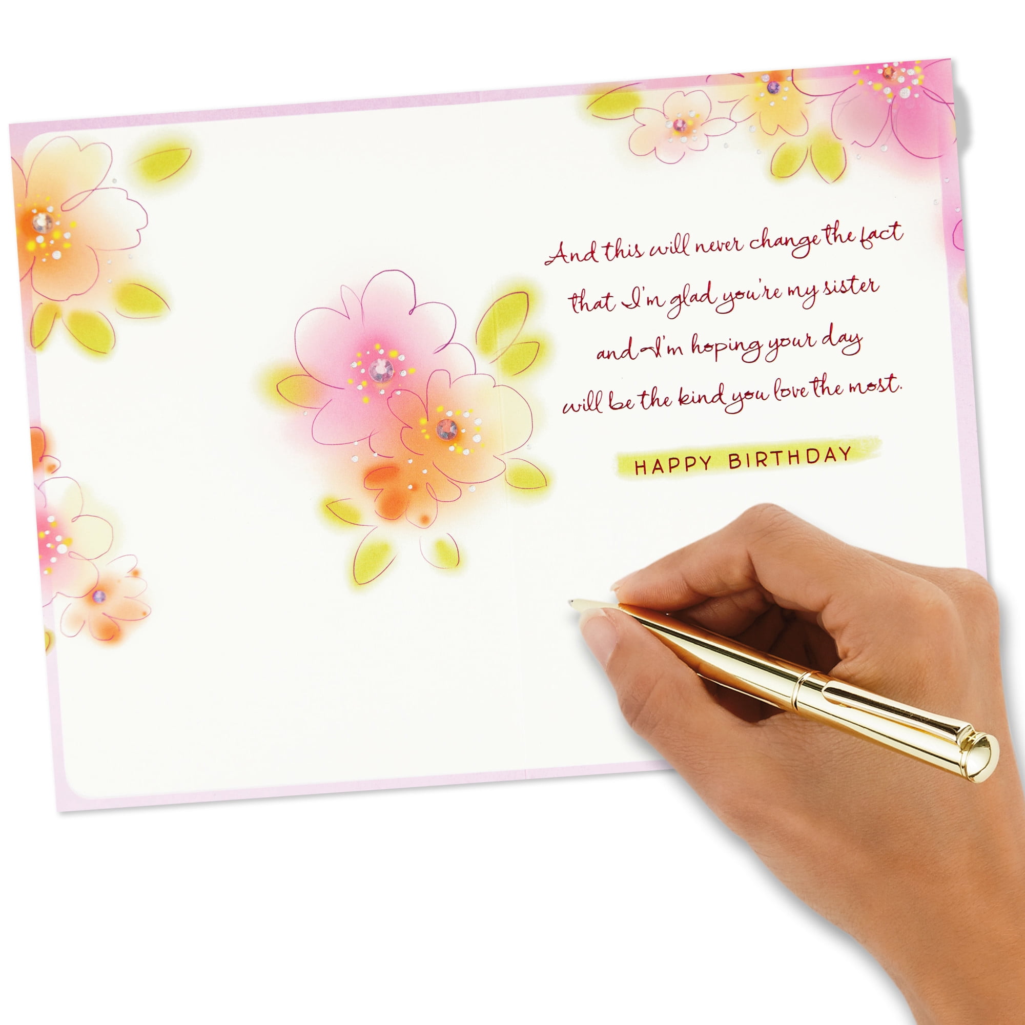 Hallmark Birthday Card for Sister (We're Far From Two of a Kind)