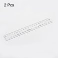 thumbnail image 3 of Unique Bargains 2pcs Public Examination Square Cubic Ruler 20cm Stationery Data Analysis Examination Rulers, 3 of 6