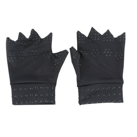 

OUNONA Gloves Arthritishands Copperarthiritis Glove Arthritic Artritus Half Finger Anti