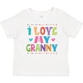 thumbnail image 3 of Inktastic I Love My Granny Cute Granddaughter Girls Baby T-Shirt, 3 of 5