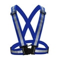 thumbnail image 1 of Equipo de Seguridad con Correas Ajustables de Visibilidad para Correr Trotar en Bicicleta Caminar Multicolor Opcional - Azul oscuro Sunnimix Chaleco Reflectante para Hombres, 1 of 8