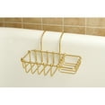 thumbnail image 3 of Kingston Brass CC2162 8-3/8 Inch Clawfoot Tub Hanging Soap and Sponge Holder in Polished Brass, 3 of 5