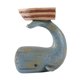 thumbnail image 3 of Escultura de ballena, estatua de ballena, regalo de inauguración de la casa, decoración náutica mediterránea decorativa para estantería, entrada,, 3 of 9