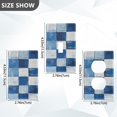 thumbnail image 7 of Yayeee Toggle Light Switch Wall Plate 1-Gang 4.5"x2.7" Home Decorative Outlet Cover, Blue and Gray Plaid Pattern, 7 of 7