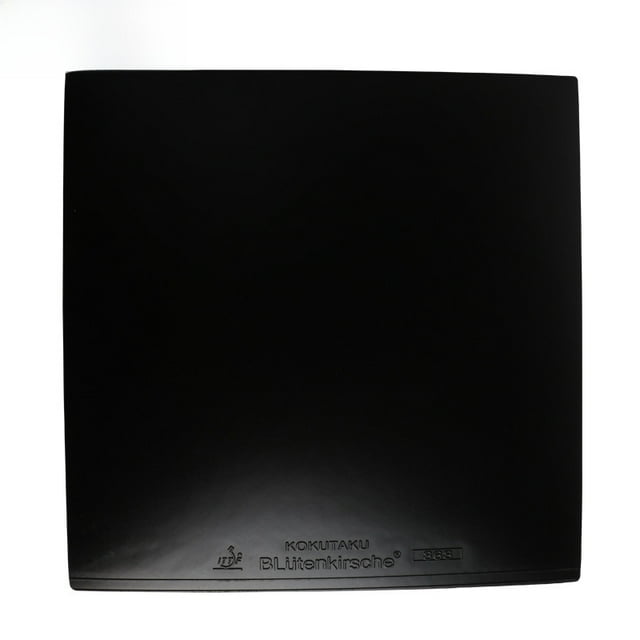 KOKUTAKU Cherry 868 Professional Training Table Tennis Rubber: High-Durability Inverted Rubber Sheet for Enhanced Grip & Control, Easy Installation, Ideal for Precision Sports – Black Single Piece