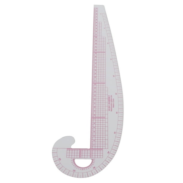 Comma Shaped Ruler 58cm DIY Sewing Ruler French Curve Ruler Comma-Shaped Curve Ruler ...