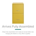 thumbnail image 6 of Space Solutions 18" Deep 2 Drawer Letter Width Vertical File Cabinet, Yellow, 6 of 14