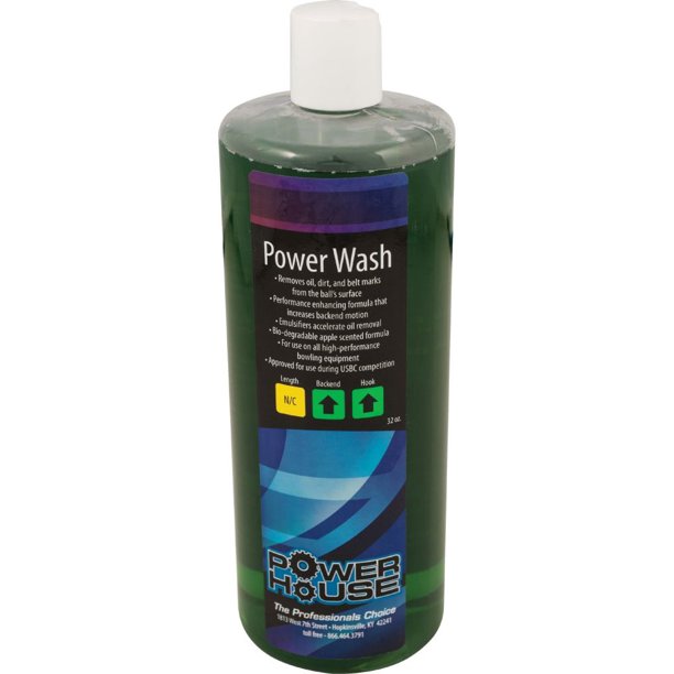 Powerhouse Power Wash Bowling Ball Cleaner, 32 oz. Bottle