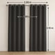 thumbnail image 4 of Cortinas Largas Con Aros 2.80 X 2.10 M Alfer Home Jgo 2 Pzas, 4 of 5