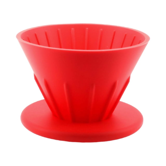 GROWTH TANK Verseur Portable pour Café Durable Réutilisable pour Voyage Camping Randonnée Rouge