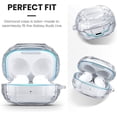 thumbnail image 2 of IBAOLEA Compatible pour Samsung Galaxy Buds 2 Étui (2021) / Galaxy Buds Pro Étui (2021) / Galaxy Buds Live Étui (2020), Étui Rigide Antichoc avec Porte-Clés (Clair) Clair, 2 of 6