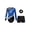 Royal Blue&Black, variant on iiniim Kids Girls Gymnastic Leotard Athletic Bodysuit Dance Unitard with Tumbling Shorts Scrunchies Set Hot Pink&Black 16