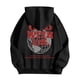 thumbnail image 4 of MHFRRA Sudadera con Capucha Estampada para Uso Diario Sudadera Informal para Mayor Comodidad y Estilo En Actividades Deportivas y de Ocio Negro, 4 of 5