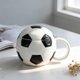 thumbnail image 2 of Copas Calientes de Vacaciones con Tapas Copa de Cerámica con Tapa Fútbol Rugbys Diseños Deportivos Uso Multifuncional Apoyo Cómodo Perfectos Regalo para Entusiastas Del Deporte, 2 of 6